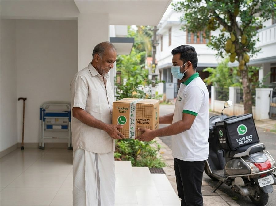 Same-day home delivery of medicines by Sahayi Surgicals & Medicines, Manacaud